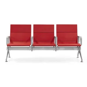Modern Steel 3 Seat Bench Seating for Airport Hospital Bus Station and Mall Eco Friendly and Easy Clean