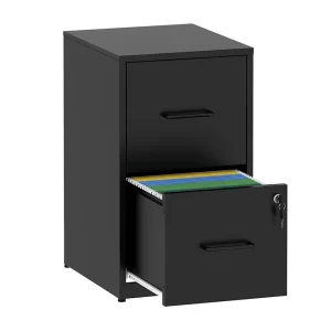 Modern Steel Adjustable Lateral File Cabinet 2 Drawer Lockable Filing Letter Legal F4 A4 Sizes Eco Friendly School Home Office