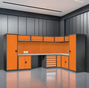 Modern Steel Combination Tool Cabinet Soft Closing Waterproof Eco Friendly Adjustable Durable Features Furniture Outdoor School