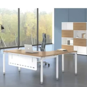 Modern Steel Extendable Durable 6 Seater Office Standing Desk Workstation with Height Adjustable Legs Easy Assembly