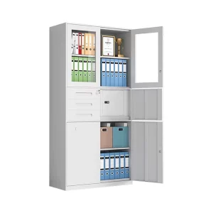 Modern Steel File Cabinet Office Cupboard Extendable Storage Locker for Commercial Use