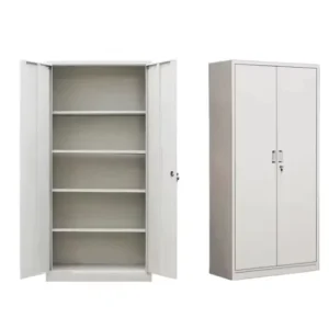 Modern Steel File Cabinet With 4 Adjustable Tempered Steel Shelves Durable Office File Storage Cabinet For School Use