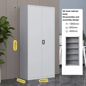 Modern Steel Filing Cabinet Adjustable Lockable Design Fireproof Eco Friendly for Home Office Outdoor Commercial Use Supports