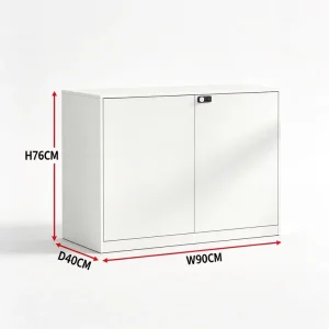 Modern Steel Filing Cabinet with Code Lock Durable Large Capacity for Office Home Hotel Living Room