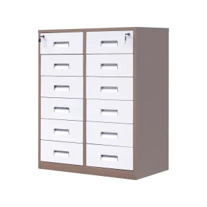 Modern Steel Filing Cabinet with More Than 6 Lockable Drawers Durable Eco-Friendly Fireproof Space-Saving Design for Home Office