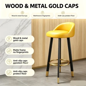 Modern Steel Frame Leisure Chairs for Home Office Hotel Use Living Room Furniture with Imitation Linen Oil Wax Leather