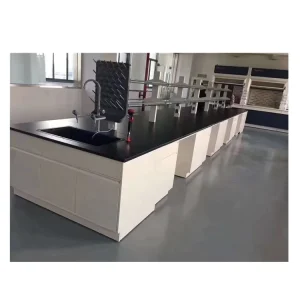 Modern Steel Lab Table Reagent Shelf Drawer Physical Chemistry Medical Lab Furniture Customized Laboratory Workbench Fireproof