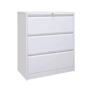 Modern Steel Lateral 3 Tier Office Filing Cabinet with 3 Drawers for Home and Commercial Use Durable Design