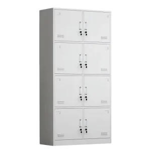 Modern Steel Lockable Durable Storage Lockers Metal Wardrobe Cabinets for Workshop Gym School Hospital Use