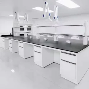 Modern Steel Medical Cabinets Laboratory Furniture for Clinic Use for Schools Hospitals and Workstations with Side Benches