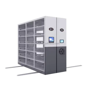 Modern Steel Mobile Shelving File Archives Rack Electric Intelligent Dense Cabinet Office Library Workshop School Storage