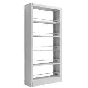 Modern Steel Modular Bookshelf with Adjustable Shelves Easy Assembly Space Saving Design