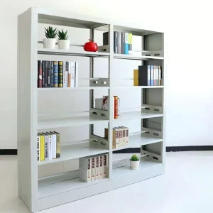 Modern Steel Portable Space Saving Shelves Library Bookshelf for School and Living Room