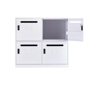 Modern Steel Sliding Door Filing Cabinet Office Furniture for Office Kitchen Outdoor School Workshop Gym Shallow Depth