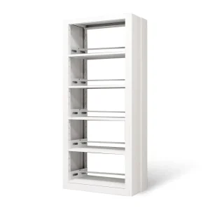 Modern Steel Space Saving Bookshelf for Home Office and Living Room