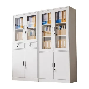 Modern Steel Storage Filing Cabinets Durable Metal Filing Cabinets Home Office Steel Filing Cabinets Glass Door File Cabinet