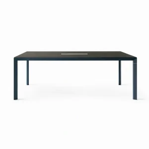 Modern Steel Wood Small Meeting Table 1800*900*750mm Space saving for Chat Room Customizable in Various Colors