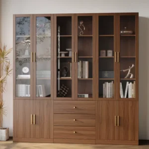 Modern Study Room Book Cabinet Free Combination Furniture House Bookshelf Wooden Bookcase
