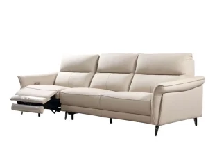 Modern Style 3 Seater Recliner Leather Sofa Living Room Reclining Theater Classic Arab Sofa Set