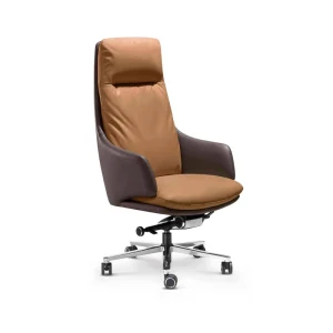 Modern Style 34 35cm Aluminum Swivel Chair Leg with Wheels Casters Metal Plate for Home Office Living Room Hotel Hospital Use