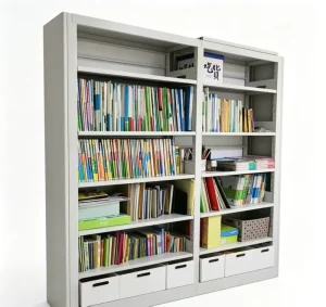 Modern Style Carbon Steel Bookshelf Sturdy and Beautiful Suitable for Bookcases in Study Rooms Offices and Libraries