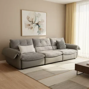 Modern Style Comfortable Sofa Set Living Room Furniture Modular Leather Chenille Living Room Furniture Italian Luxury
