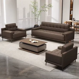 Modern Style Commercial Office Furniture Sofa Set Furniture Luxury 4 Seater Sofa for Office Room