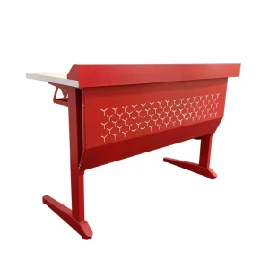Modern Style Convertible and Expandable Large Iron Office Desk Home Training Conference Table Apartment