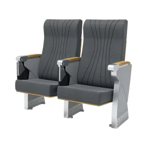 Modern Style Fabric Electric Adjustable Height Foldable Theater Furniture School Lecture Halls Chairs with Armrests