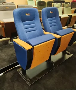 Modern Style Foldable Theater Auditorium Seating with Desk Wood Back Church Chair Seats Writing Pad for Classroom Factory Price