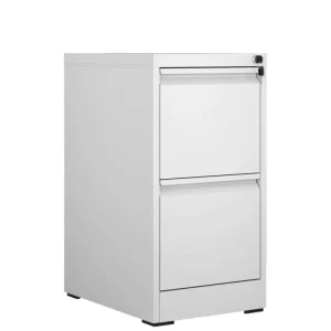 Modern Style Home Office Adjustable Metal 2-Drawer Steel Filing Cabinet Key Lock Customized RAL Color Pre-Assembled Commercial