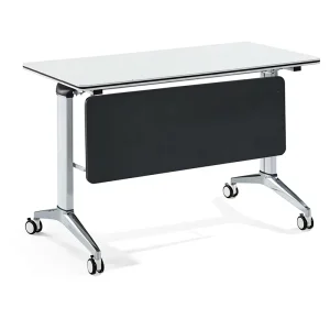 Modern Style MFC Office Student Desk Folding Table Convertible Extendable Training Room Table Wheels 3 Year Warranty