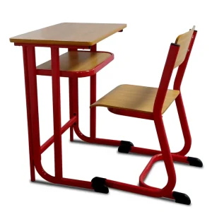 Modern Style Metal Furniture Set School Environment Friendly Comfortable and Durable