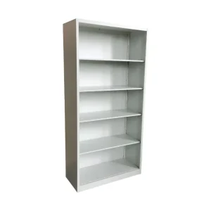 Modern Style Opening Rack Metal Book Storage Cabinet for Schools Libraries Hospitals Hotels Used Library Shelves Without Door