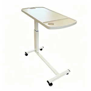 Modern Style Plastic Patient Dining Table with Wheels for Hospital Use Class II 1 Year Warranty