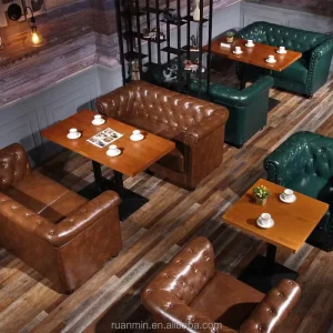 Modern Style Restaurant Furniture for Hotels Bars Dessert Shops Coffee Restaurants Music Dining KTVs for Mall Use Tables Chairs