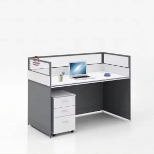 Modern Style Simple Partitioned Workstation Cubicle Office and Office Workstation Desk for Office Use