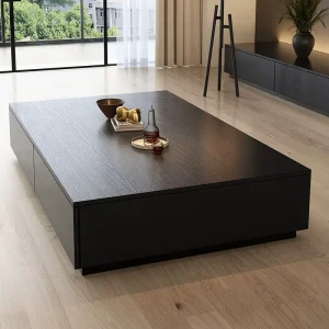 Modern Style Solid Wood Coffee Table Light Luxury High End TV Cabinet Small Apartment Tea Table