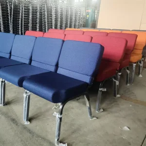 Modern Style Stackable Theater Furniture Fabric Church Chair for School & Hospital Use