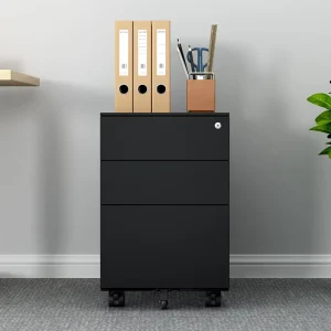 Modern Style Steel Office File Cabinet Lockable Movable Storage for Commercial Home Use for Bedroom Gym Outdoor