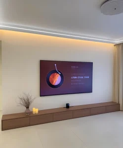 Modern Style Wooden TV Cabinet Living Room Decorative Storage Furniture