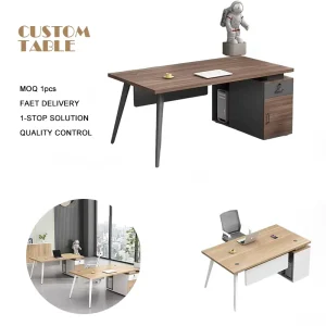 Modern Style and Durable Construction Modular Office Desk Set for Workstation Staff with High Materials and Large Space