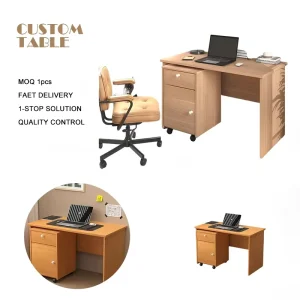 Modern Style and Durable Design Office Workstation Desk with Lock Large Space and High Standard Quality for Workstations Staff