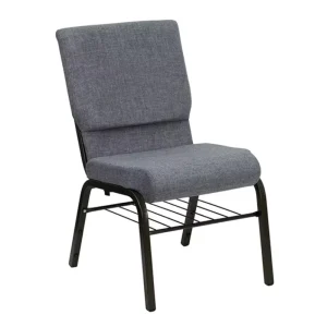 Modern Theater Furniture Stacking Padded Upholstered Iron Chairs for Church Auditoriums