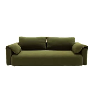 Modern Three Seat Modular Cotton Linen Fabric Sofa Set with Soft Comfort for Hotel Living Room and Home