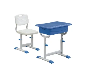 Modern Traditional Primary School Set Student Height Adjustable ABS Plastic Desk Chair for Classroom Home Office