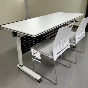 Modern Training Conference Table for Mobile Employee Training Durable Panels Can Be Joined Together