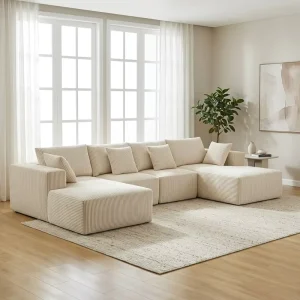 Modern Trendy Vacuum Compressed Modular Sectional Sofa for Small Apartment Villa Workshop Space Saving Customizable Furniture
