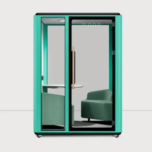 Modern Two Person Shopping Mall Commercial Furniture Privacy Office Phone Booth Silent Portable Soundproof Office Pod Booth