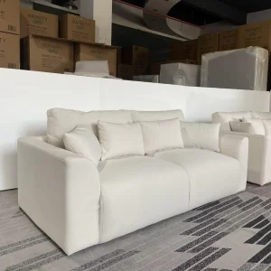 Modern Two Seater Love Seat Fabric Sofa European Style Modular Corner Sofa for Home Mall Hotel Living Rooms F sofa 09